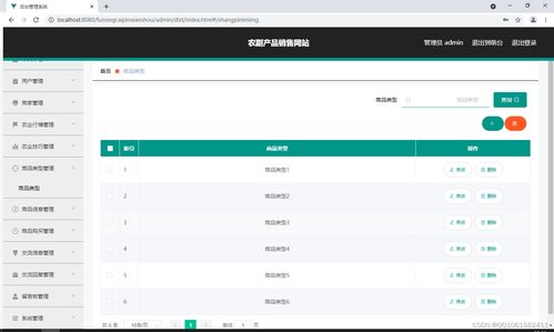 基于SSM框架与Vue.js的农副产品在线销售平台设计与实现
